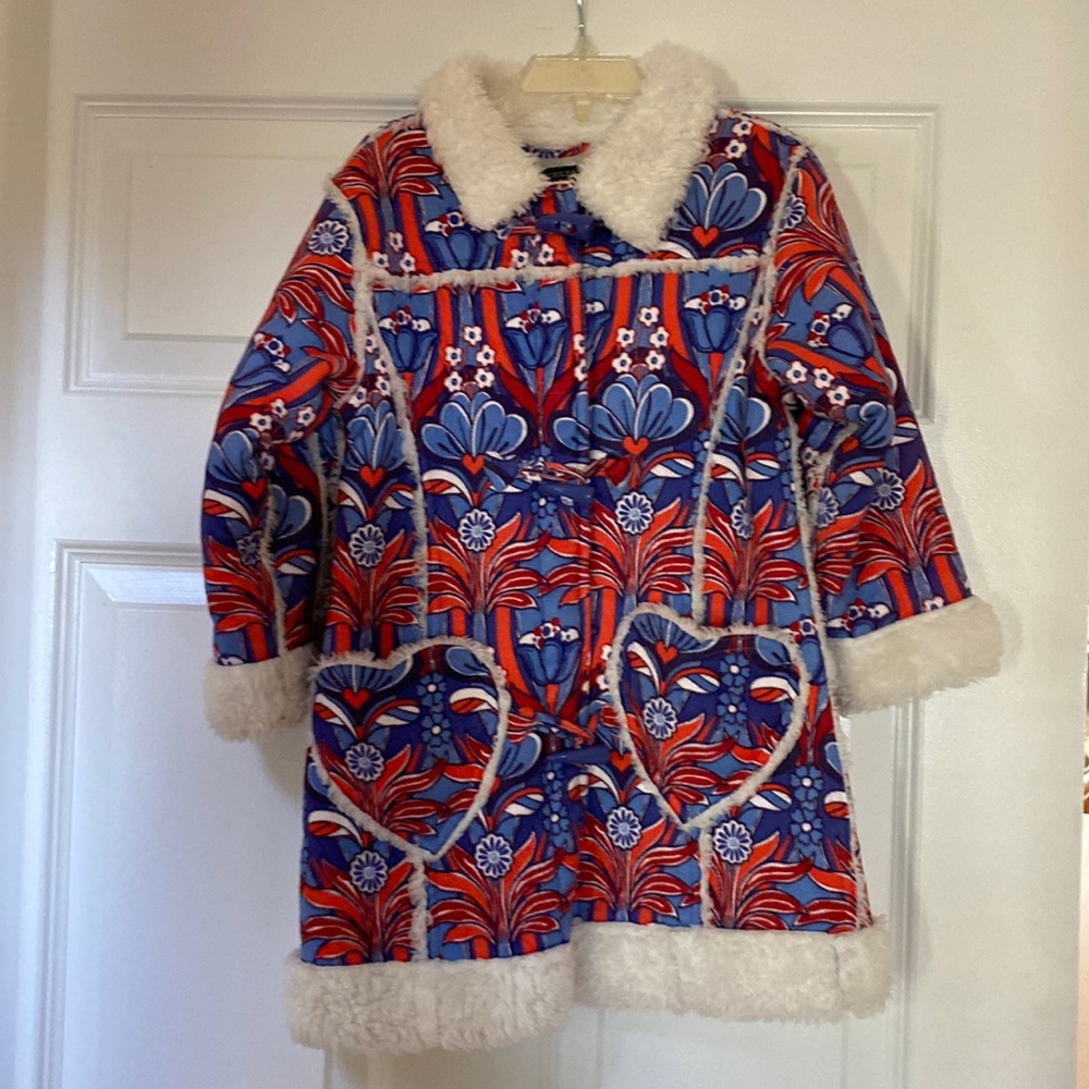 The Children’s Place Boho Hippy Artsy Floral Coat size 4